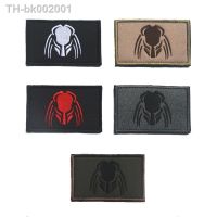 ✲○卍 embroidered ALIEN MOVIE ARNOLD Predator head Patches Military badges hook and loop Tactical army patches backpack