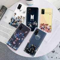 อ่อนนุ่ม เคสโทรศัพท์ หรับ Samsung Galaxy Note J4 J6 9 J2 A6 J8 J5 8 S9 S8 J7 S7 Core Prime Plus Edge TPU ปก Tr17 Bangtan Boys