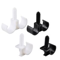 10pcs Plastic tube clip 20mm / 25mm Single double hose pipe hook holder clamp wall cable Wire Fixed support bracket repair tool