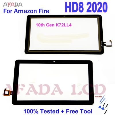8.0 Fire untuk Kindle HD8 2020 HD 8 2020 10th Gen K72LL4 Layar Sentuh Digitizer Assembly Repair Replacements