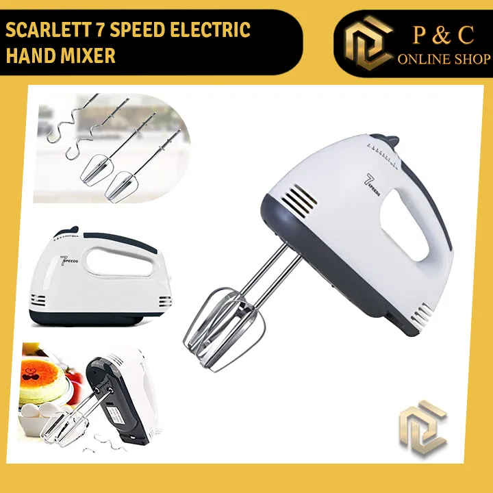 Scarlett 7 speed Electric Hand Mixer Lazada PH