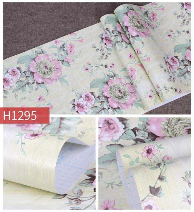 self adhesive waterproof wallpaper 10meters*45cm Lazada PH