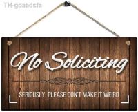 ∏✇ Humorous No Soliciting Sign for House-Seriously Please Make It Door Decorations Hanging Wall