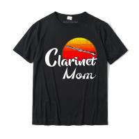 Vintage Clarinet Mom Retro Sunset Funny Music Gift Pullover Hoodie Tshirts Tees Company Cotton Party Funny Men - lor-made T-shirts XS-6XL