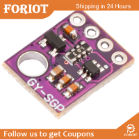 Foriot Foriot GY-SGP41คาร์บอนไดออกไซด์เม็ดเซนเซอร์ตรวจจับแก๊สคุณภาพอากาศสำหรับตรวจสอบฟอร์มาลดีไฮด์เซนเซอร์ตรวจจับแก๊สเซ็นเซอร์โมดูล CO2