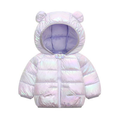 Winter Baby Jackets For Girls Clothes Baby Clothing Cute Ears Kids Hooded Coats Toddler Warm Jacket Infant Boys Outerwear