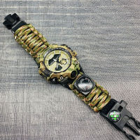 SHIYUNME Mens Camouflage Military Watch Waterproof Compass Chronograph Luminous Electronic Outdoor Survive Sports Watch Men