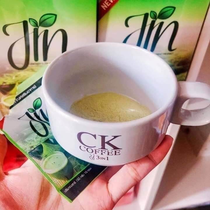 จิน มัทฉะกรีนที บรรจุ 10 ซอง (Jin Matcha Greentea) ชาเขียวควบคุมน้ำหนัก