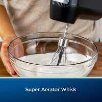 เครื่องผสมมือที่มีปัด Super Aerator สีดำ