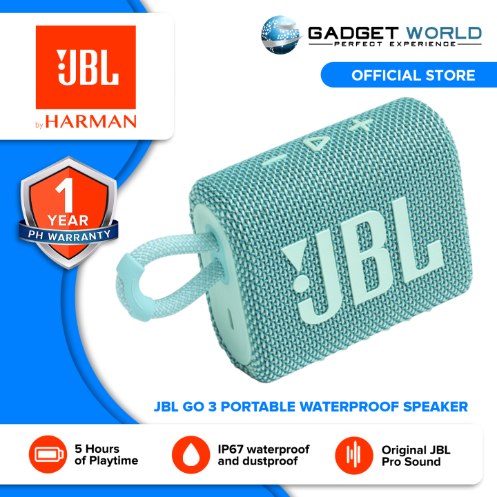 JBL GO 3 / GO3 Portable Bluetooth Speaker Lazada PH