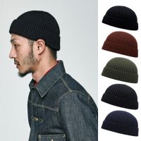 Qiu dong is brief paragraph dome knitting hat sets mens and womens warm cold cap thin section of course yuppie sailor hat