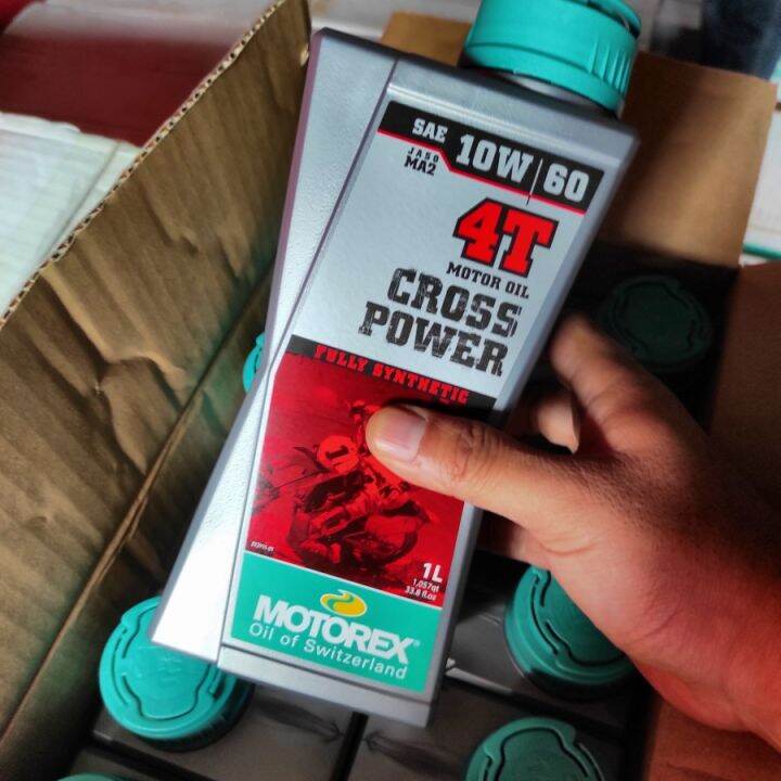 Oli Mesin Engine Oil Motor Trail SAE 10/60 4T Motor Oil Cross Power