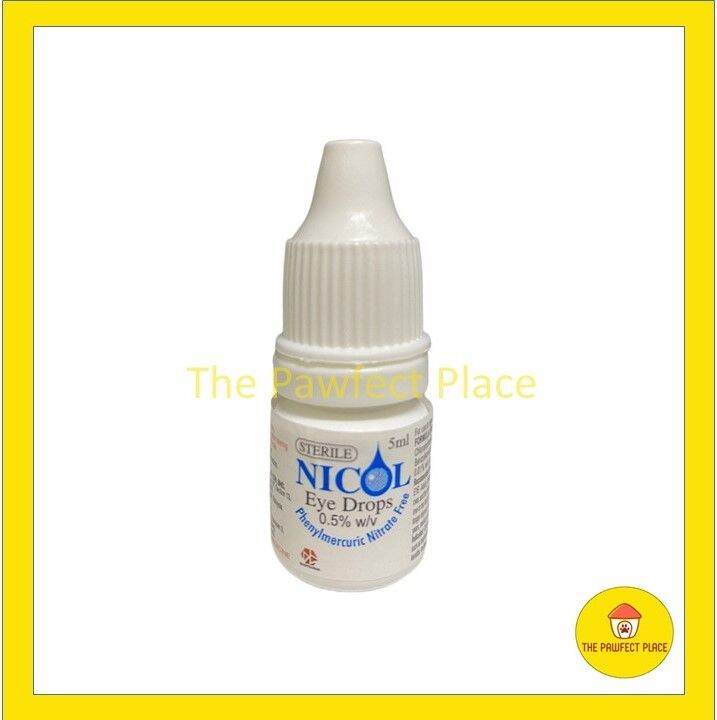 NICOL EYEDROP 5ML (SUITABLE TO USE FOR CAT & DOG) Lazada