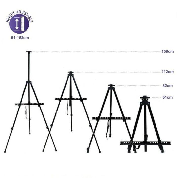 Aluminum Easel Display Tripod Stand Lazada