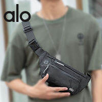 alo yoga ผู้ผลิตสีทึบกระเป๋าคาดเอวผู้ชายกระเป๋าหน้าอกลำลองแบรนด์แฟชั่นกระเป๋าสะพายกีฬากระเป๋าสะพายหลังขนาดเล็กมาตรฐานเดิม