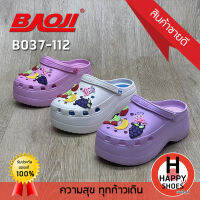 ?ส่งเร็ว?ส่งด่วน?สินค้าใหม่✨รองเท้าโฟมหุ้มหัวหญิง BAOJI รุ่น B037-112 ส้น 2.5 นิ้ว FUN EVERY DAY