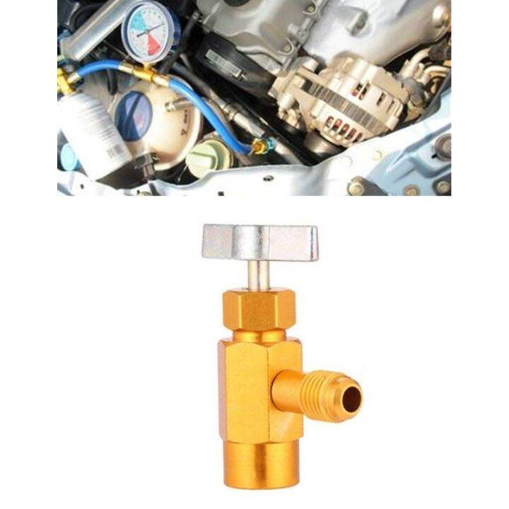 【CW】 R134A Can Valve Refrigerant Dispenser Tool with Adapter for 1/2