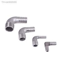 ❃♀ 1/4 3/8 1/2 3/4 1 BSPT Male x 8/10/12/25mm Hosetail Barb 90 Deg Elbow 304 Stainless Pipe Fitting Connector Water Gas Oil