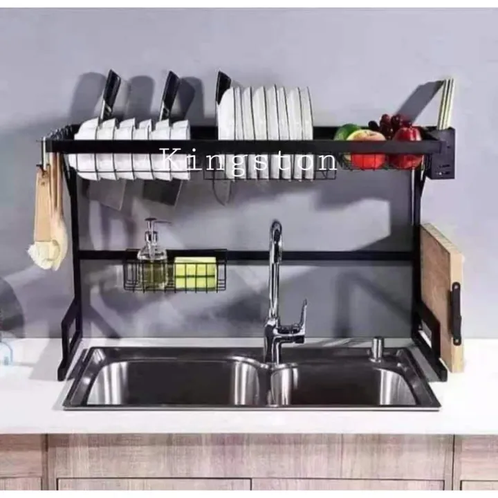 Stainless steel kitchen shelf rack dishwasher chopstick rack Lazada PH