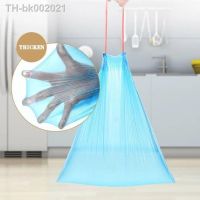 ♣✴ 5Roll High Quality Trash Bags Garbage Bag Storage Kitchen Garbage Box 15pcs/roll Household Disposable PE Drawstring Handles