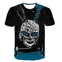 Donnie Darko 3D พิมพ์สบายๆเสื้อยืด Hip Hop Tee เสื้อ Harajuku สไตล์ Tops เสื้อผ้าแฟชั่นสำหรับผู้หญิง/ผู้ชาย