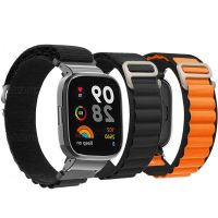 Alpine Nylon Strap Metal Case for Redmi Watch 2 Lite Watch Band Redmi Watch 3 Active Bracelet for Xiaomi Mi Watch Lite Wristband