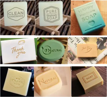 Diy handmade soap stamps white resin soap chapter variety of handmade soap  chapter personality