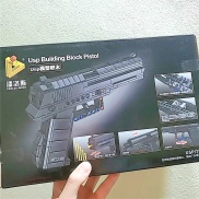 Lego súng lụcG18 Automatic pistol 390 mảnh an toàn cho bé
