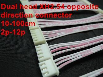 【☼】 Umc Communication ตัวเชื่อมต่อ XH 10-Ribbon 4P 5P สายคู่สีแดง10ชิ้น/ล็อตทิศทาง9P 6P 100Cm 2P XH2.54 11P ขาว10P 3P 7P 8P