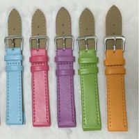 New 10mm/12mm/14mm/16mm/18mm/20mm/22mm/24mm PU Leather Watch Band Men Women Solid Belt Strap Watchband Watch Accessories Straps