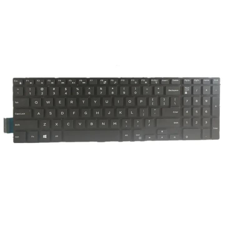 Laptop Keyboard For Dell Latitude 3590 Black US United States Edition ...