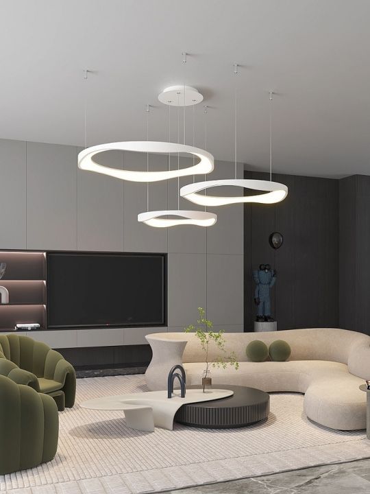 cod-living-room-chandelier-modern-minimalist-cream-ring-dining-bar-white-bedroom-lamps