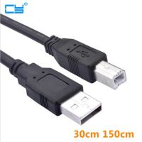 Usb 2.0 A ประเภท Usb ตัวผู้ B ประเภท B เครื่องพิมพ์ Usb-B สแกนเนอร์สายเคเบิลฮาร์ดดิสก์30ซม. 0.3ม. 150ซม. 1.5ม.