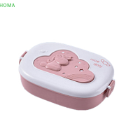 ?【Lowest price】HOMA กล่องอาหารกลางวันสำหรับเด็กแบบพกพาพร้อมช่องใส่อาหารปิกนิก Bento กล่องอาหาร