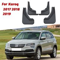 new prodects coming 4PCS Car Front Rear Wheel Fenders Mudflap Splash Guards Mudguards for Skoda Karoq 2017 2018 2019