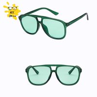 【LZ】♀✒  ACE Green Oversized Pilot Sunglasses Women Shades Retro Classic Vintage Sun Glasses Female Colors Brand Designer Oculos De Sol