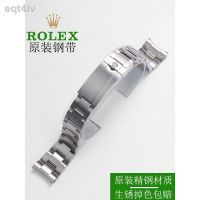 สำหรับ☢เหมาะสำหรับนาฬิกา Rolex พร้อมสายเหล็กดั้งเดิมของผู้ชายสีดำและสีเขียวผีน้ำ Daytona Rolex Log สแตนเลสแบบจุ่ม