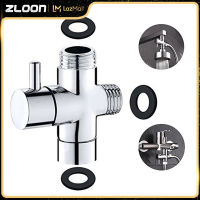 ZLOON ทองเหลือง Diverter วาล์ว3ทางแยกน้ำฝักบัว Tee อะแดปเตอร์ปรับหัวฝักบัว Diverter วาล์วอุปกรณ์ห้องน้ำ