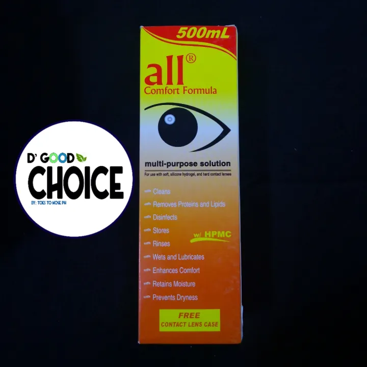 All Multi Purpose Contact Lenses Solution 500ml Lazada PH