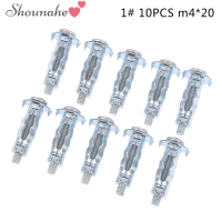 shounahe?Cheap? 10pcs M4 Hollow Wall Metal Anchor Kit plasterboard drywall cavity plug dowel