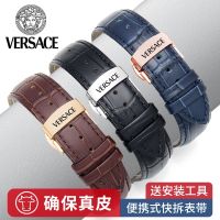 Ms Versace Versace strap leather mens original version needle hook buckle leather hand bracelet 18 or 20 mm