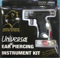 Universal ear piercing instrument เครื่องเจาะหูSTUDEX รุ่น UNIVERSALของแท้ เครื่องเจาะหูใช้สำหรับต่างหูยี่ห้อSTUDEX ต่างหูสำหรับผู้แพ้ง่ายSTUDEX ต่างหูสแตนเลสเครื่องมือแพทย์ เครื่องเจาะหูนำเข้าจาก USA ใช้ง่ายสะอาด สะดวก ปลอดภัย ไม่เจ็บ ราคาส่ง/set