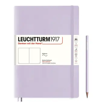  Leuchtturm1917 Monthly Planner Notebook - 2024 - Dot Grid -  Composition (B5) - Black