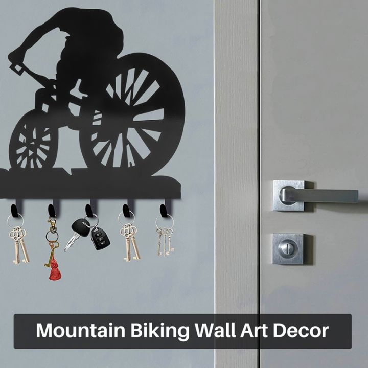 mountain-bike-gear-rack-metal-wall-decor-mountain-biking-wall-art-bicycle-art-silhouette-wall-sticker-carved-black-rack