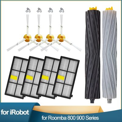 【lz】♙  Escovas   filtros hepa para irobot roomba série 800 900 860 870 880 890 960 980 990 robô aspirador de pó peças substituição kit