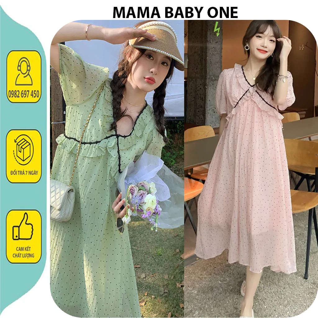 mama_baby_one V317] VÁY BẦU CÔNG SỞ ĐẸP-ĐẦM BẦU MÙA HÈ THIẾT KẾ ...