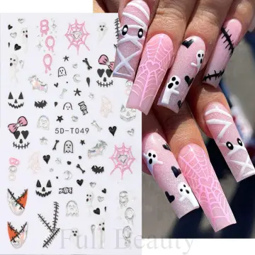 5D Mickey Halloween Nail Sticker