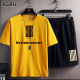 ASRV เสื้อยืดผู้ชาย เสื้อผ้าผู้ชาย t shirt for men เสื้อยืดแขนสั้นชุดกางเกงขาสั้นผู้ชายชุดชุดกางเกงขาสั้นเสื้อยืดพิมพ์ลายบางลำลองหลวม