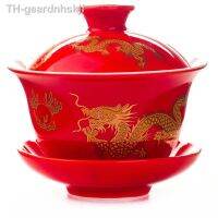 【hot】┇ Hand Painted Gaiwan Set Teawarekung Fu Teacup Hand-painted Bowl Gai Wan Cup