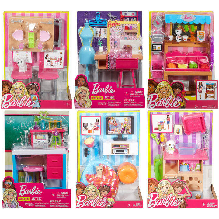 Barbie Furniture & Accessories เฟอร์นิเจอร์และอุปกรณ์เสริมสำหรับตุ๊กตา